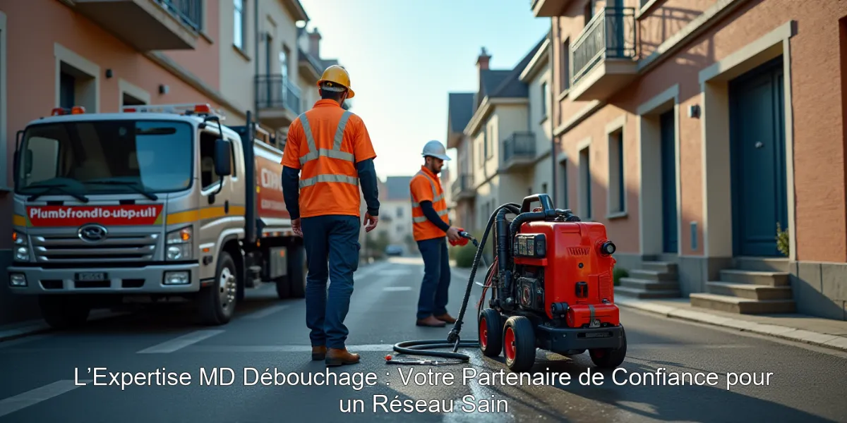 L’Expertise MD Débouchage : Votre Partenaire de Confiance pour un Réseau Sain