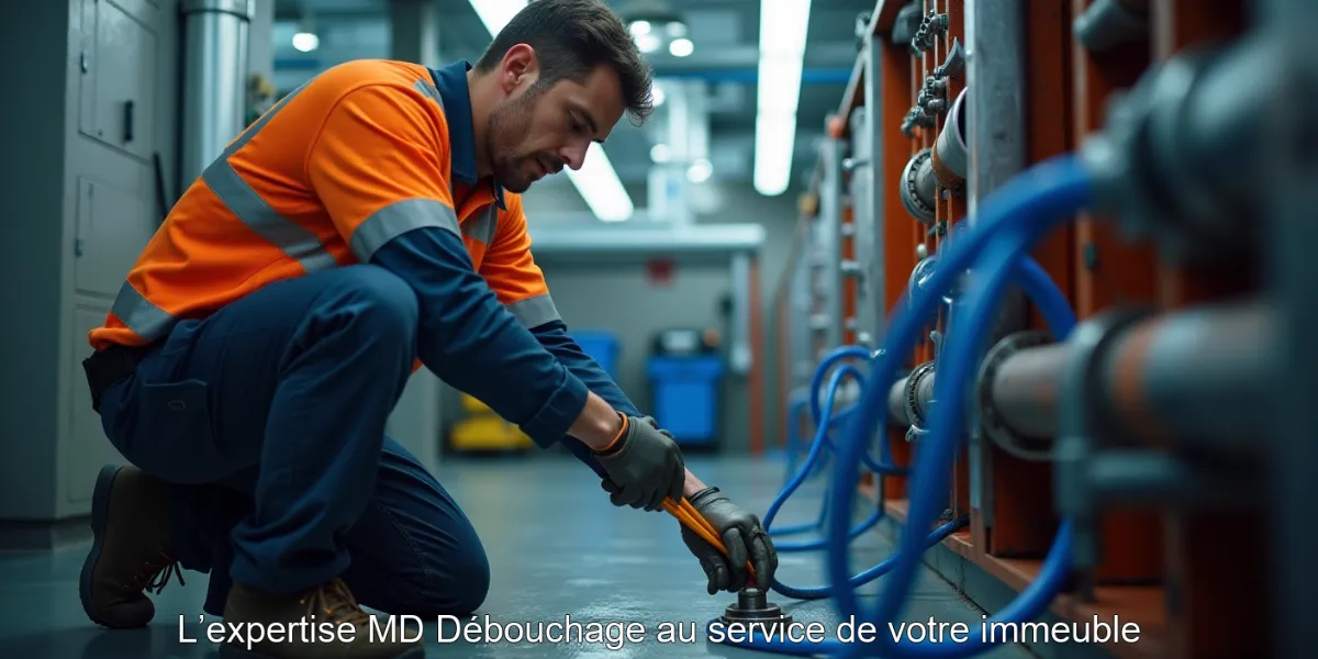L’expertise MD Débouchage au service de votre immeuble