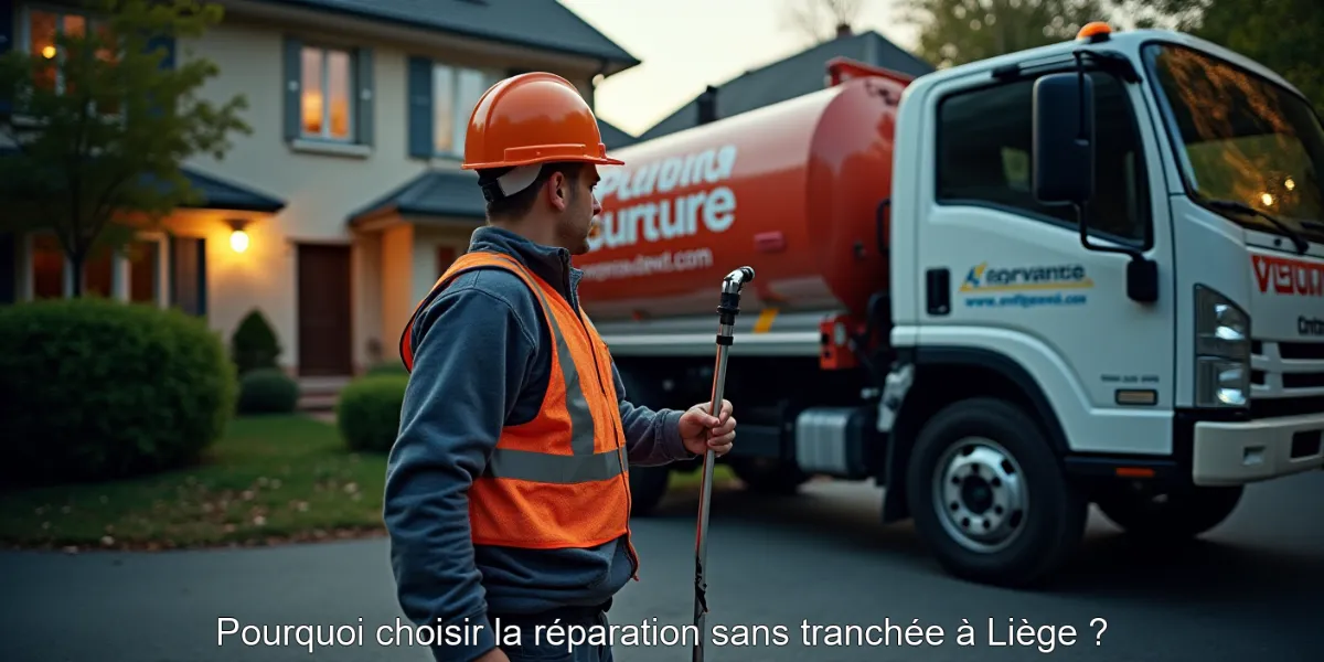 Pourquoi choisir la réparation sans tranchée à Liège ?