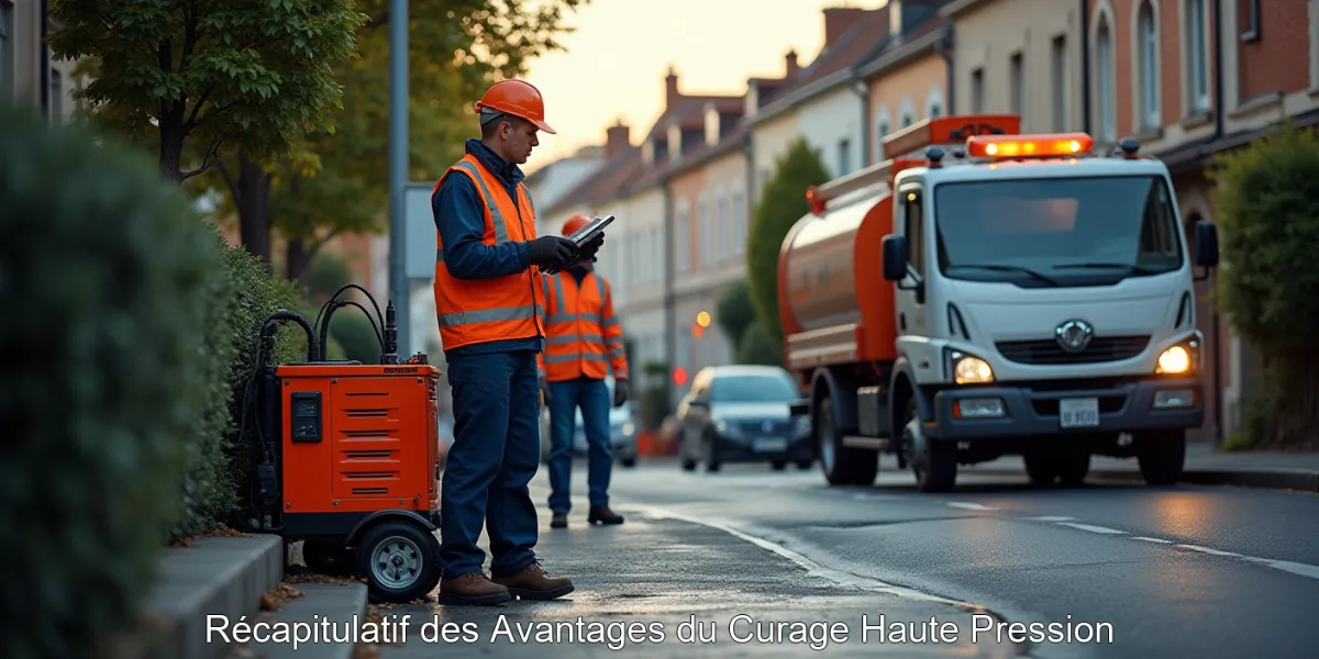 Récapitulatif des Avantages du Curage Haute Pression