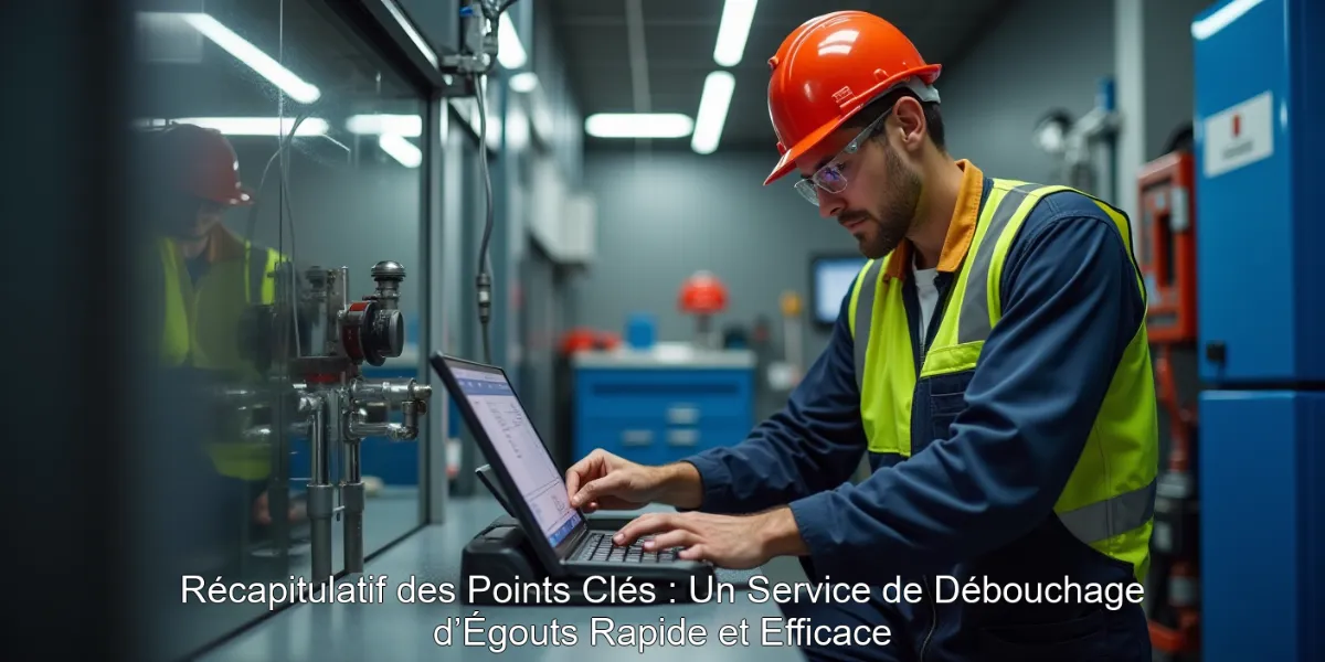 Récapitulatif des Points Clés : Un Service de Débouchage d’Égouts Rapide et Efficace